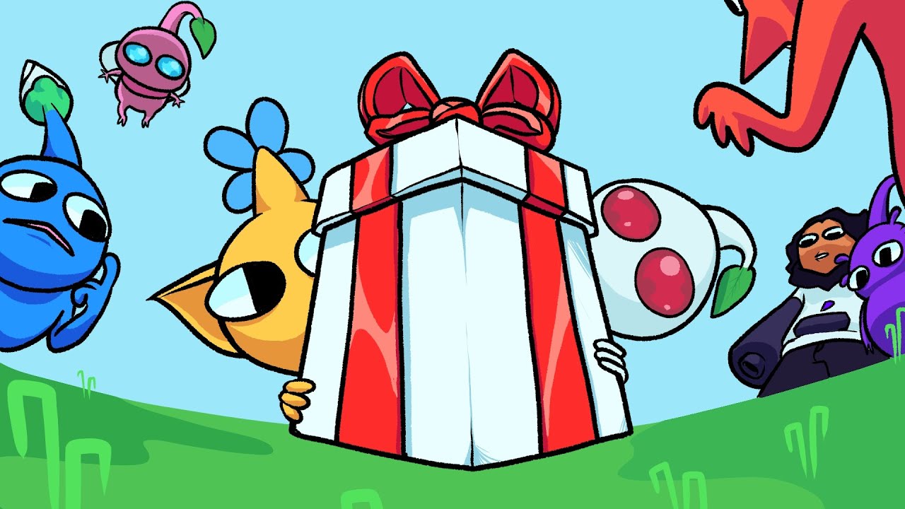 Spoofed Up Pikmin Bloom: Festive Presents