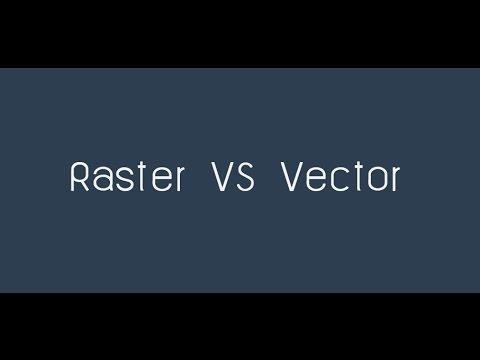 raster คือ  New  Raster กับ Vector ต่างกันยังไง