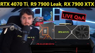 RTX 4070 Ti, Ryzen 7900 7700 7600 non-X Leak, RTX 4080 Price Drop, RX 7900 XTX | November Loose Ends