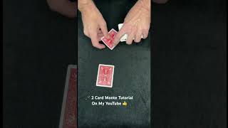 Magic Card Trick - 2 Card Monte #magic #tutorial #shorts