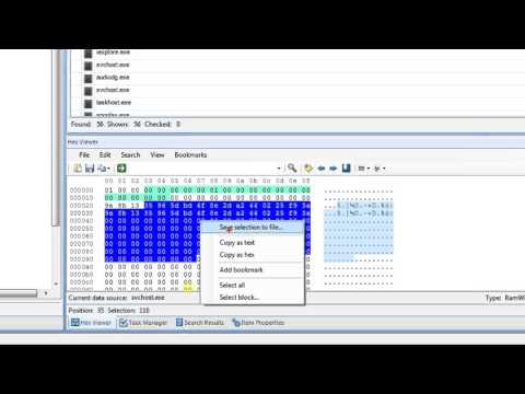 Belkasoft Evidence Center: Live RAM Process Analysis