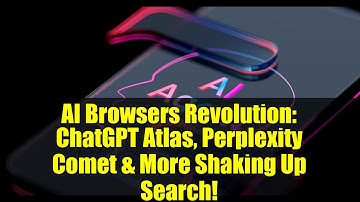 AI Browsers Revolution: ChatGPT Atlas, Perplexity Comet & More Shaking Up Search!