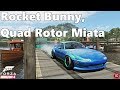 Forza Horizon 4: QUAD ROTOR, Rocket Bunny Miata!! Drift Build