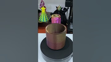 Tactile Spiral Vase Pen Tool Cup by DonaldSayers Printed on the Kingroon KP3S 3D Printer