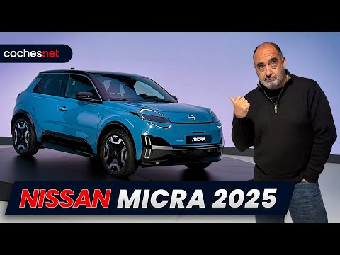 Nissan Micra 100% eléctrico 2025 | Primer vistazo / Review en español | coches.net