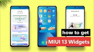 How to Get MIUI 13 Widgets on MIUI 12/12.5 devices