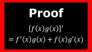 Product Rule for Derivatives - Proof (Using the Limit Definition of Derivative)