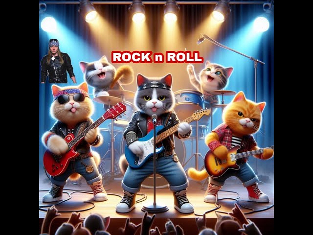 KUCING ROCK n ROLL #catvideo #catfunnyvideo #catrock #catlover class=