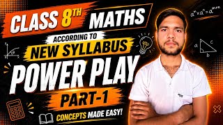 📚 Class 8 Maths Chapter 2 | Power Play Part 1 ⚡ | Exponents & Powers Explained | New NCERT 2026