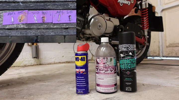 ACF50 Vs Muc Off & WD40  - Is There A Cheaper Alternative to ACF50? - Protection test