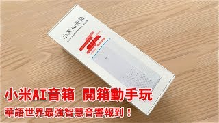 小米AI音箱開箱動手玩，華語世界最強智慧音箱報到！ 