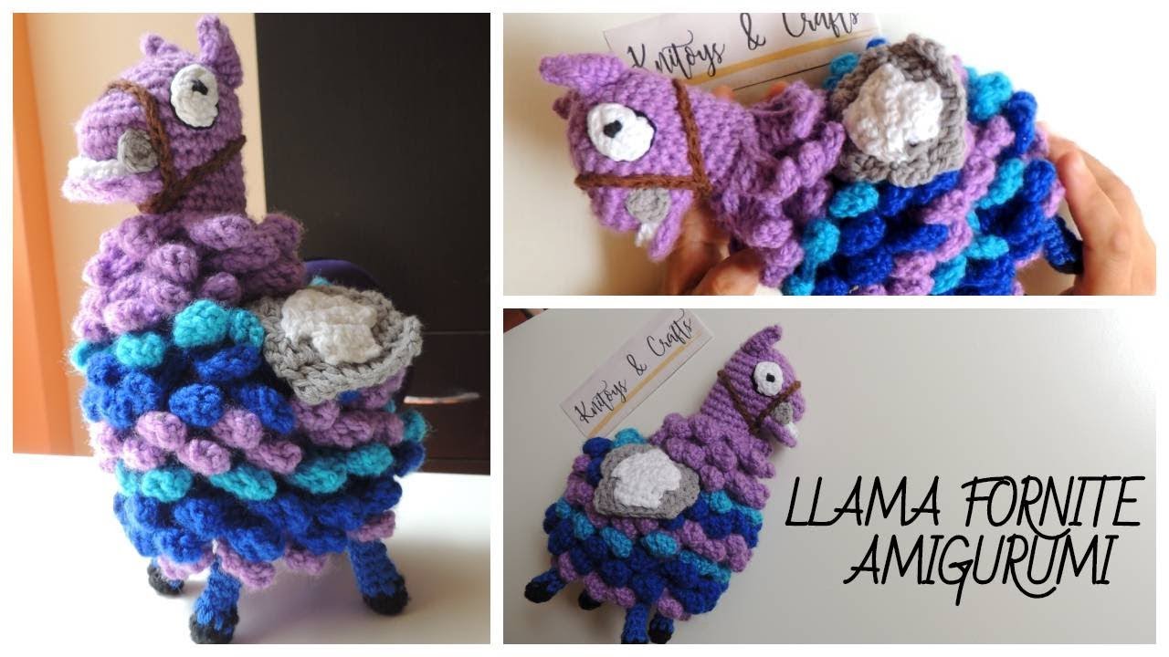 llama-fortnite-amigurumi-tejida-a-crochet-youtube