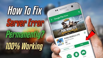 How To Fix Server Error In PUBG MOBILE LITE | 100% Working Trick