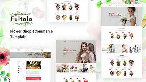 Fultala – Flower Shop eCommerce Template | Themeforest Website Templates and Themes