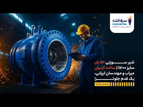 چطور مهندسان ایرانی شیر سوزنی فشاربالای ۶۳ بار را ساختند دستاورد بزرگ میراب