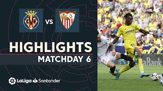 Resumen de Villarreal CF vs Sevilla FC (1-1)