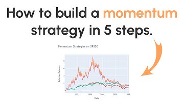 How to build a basic momentum strategy (explained step by step).