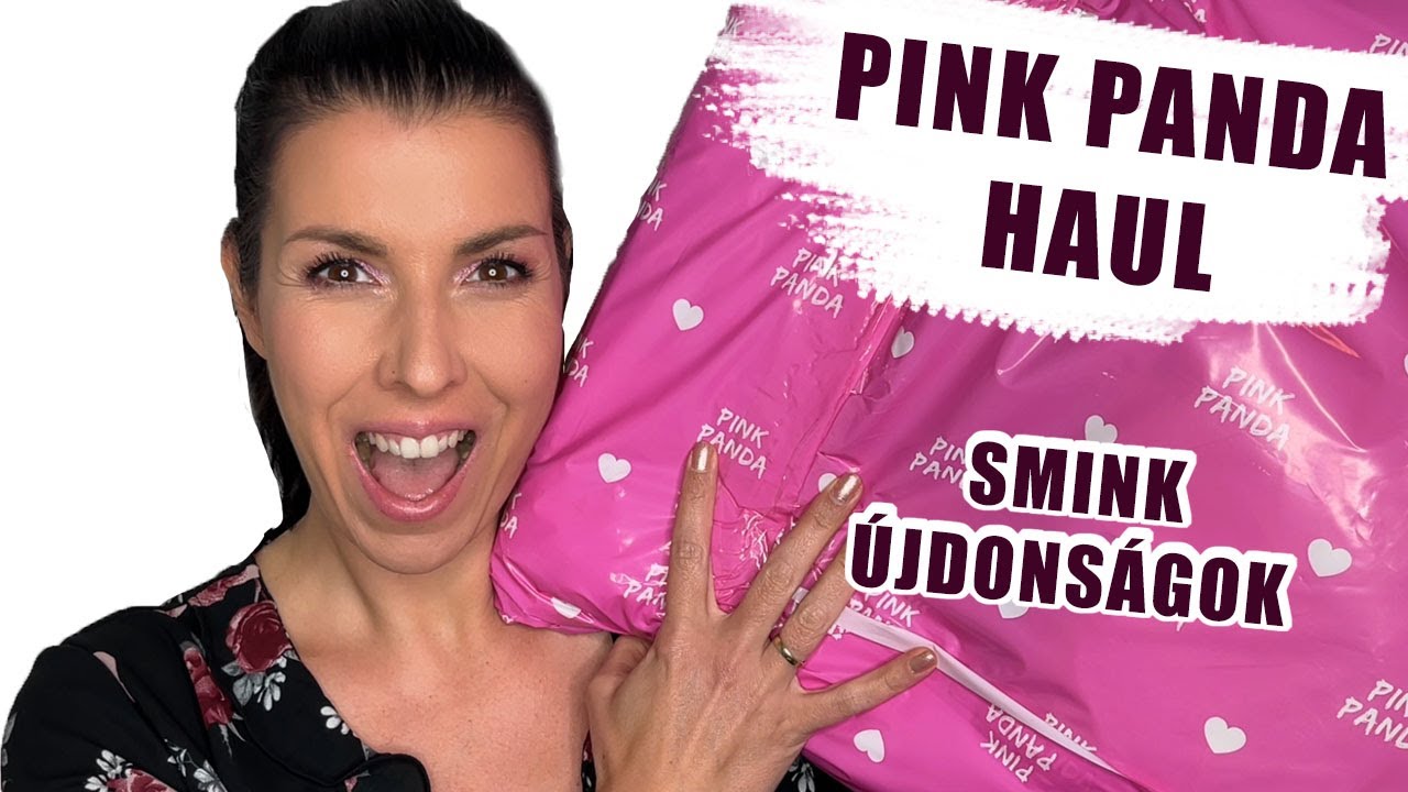 PINK PANDA HAUL - SMINK ÚJDONSÁGOK & Beauty Mystery Bag Unboxing (2024 ősz)
