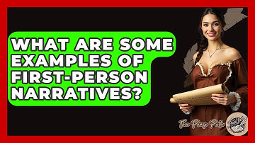 What Are Some Examples Of First-person Narratives? - The Prose Path