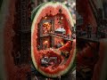 Workers are working in watermelon 🍉 factory #crane #delivery #filling