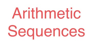 12.2 - Arithmetic Sequences & Series