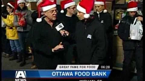 Ron Eade at Ottawa Food Bank