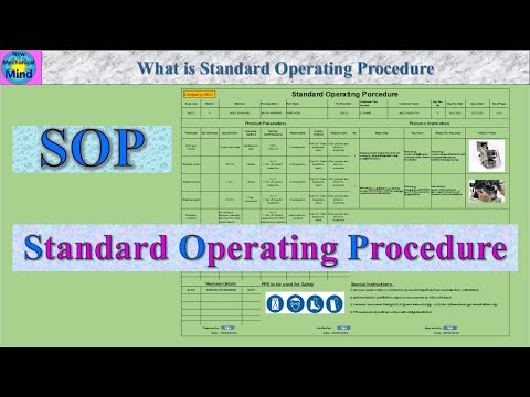 what is standard operating procedure | sop | work instruction | explained in tamil