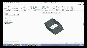 Pro-e Sheet metal part 3 (Hindi)?