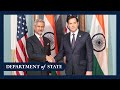 Secretary Rubio meets with Indian External Affairs Minister Dr. Subrahmanyam Jaishankar