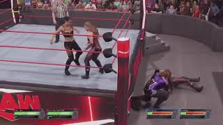 Nia Jax And Shayna Baszler Vs Tamina And Natalya