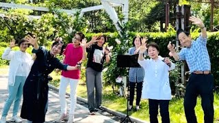 【ありがとう】第43回 須磨離宮公園② 静乃大楠テーマ曲♪〜みんなの幸せを歌う〜 作曲 徐香淑  演奏 ありがとうの仲間たち　2024.6.1