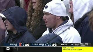 Illinois UPSETS #7 Penn State in 9 Overtimes