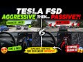 Tesla FSD Lane Change Test: Aggressive vs Passive Driving