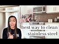 Best Way To Clean Stainless Steel | Cleaning Stainless Steel Appliances | Taylor Marie Motherhood