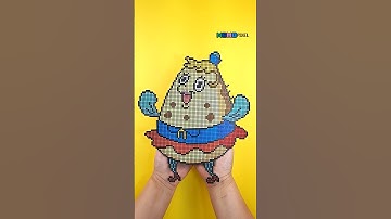 SpongeBob Mrs Puff Pixel Art 🐡 #SpongeBob #MrsPuff #PixelArt #FanArt #CartoonPixel