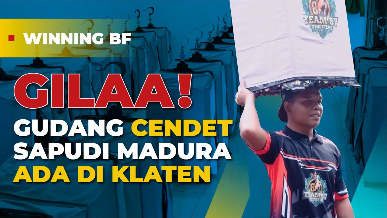 GILAAAA!!!! Gudang Cendet Sapudi Ada Di Klaten Jawa Tengah