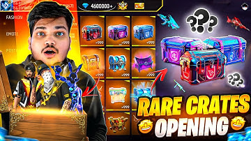 Free Fire I Spend ₹10,000Diamonds In Crates Opening 😍📦For RareBundles And GunSkins -Garena Free Fire