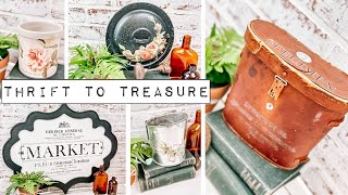 Thrift to Treasure  Quick & Easy Thrift Flips using IOD's Transfers  Vintage Finds  Antique Ares