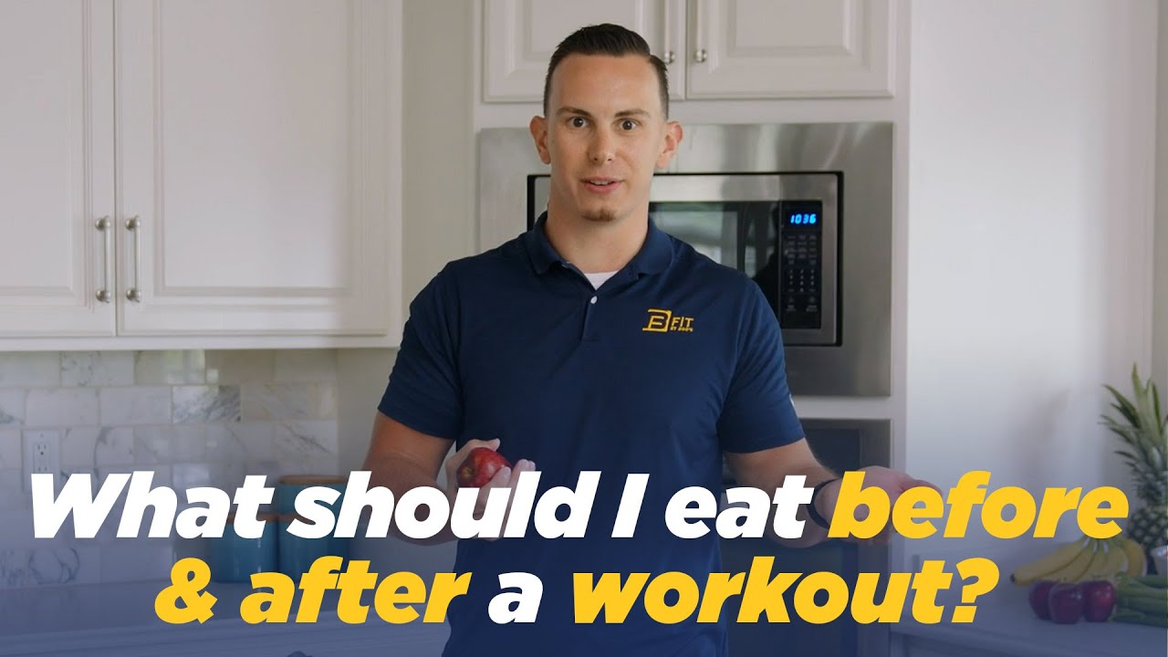 What should I eat before and after a workout? - YouTube