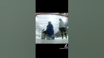 When your rebound control is too good 🤣 #goalies #hockey #tiktok #reels #goaltending #goalie #funny