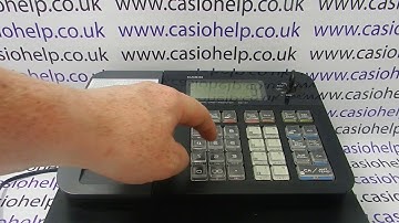 How To Program Tax Rates Casio SE-G1 / SE-S700 / SM-T273 / PCR-T273 Cash Register