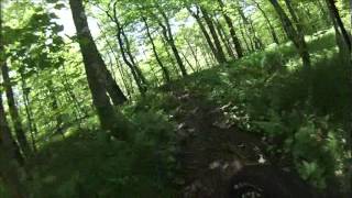 Mountain biking Beech mountain Emerald Outback mtb trail