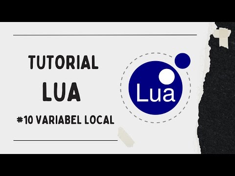 TUTORIAL LUA DASAR #10 - Varible local