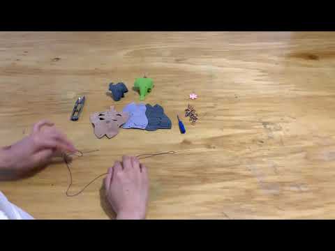 How to make a 3d animal leather pendant