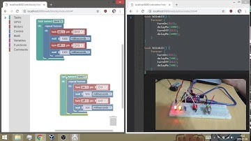 1. UziScript - Blinking LEDs at different rates