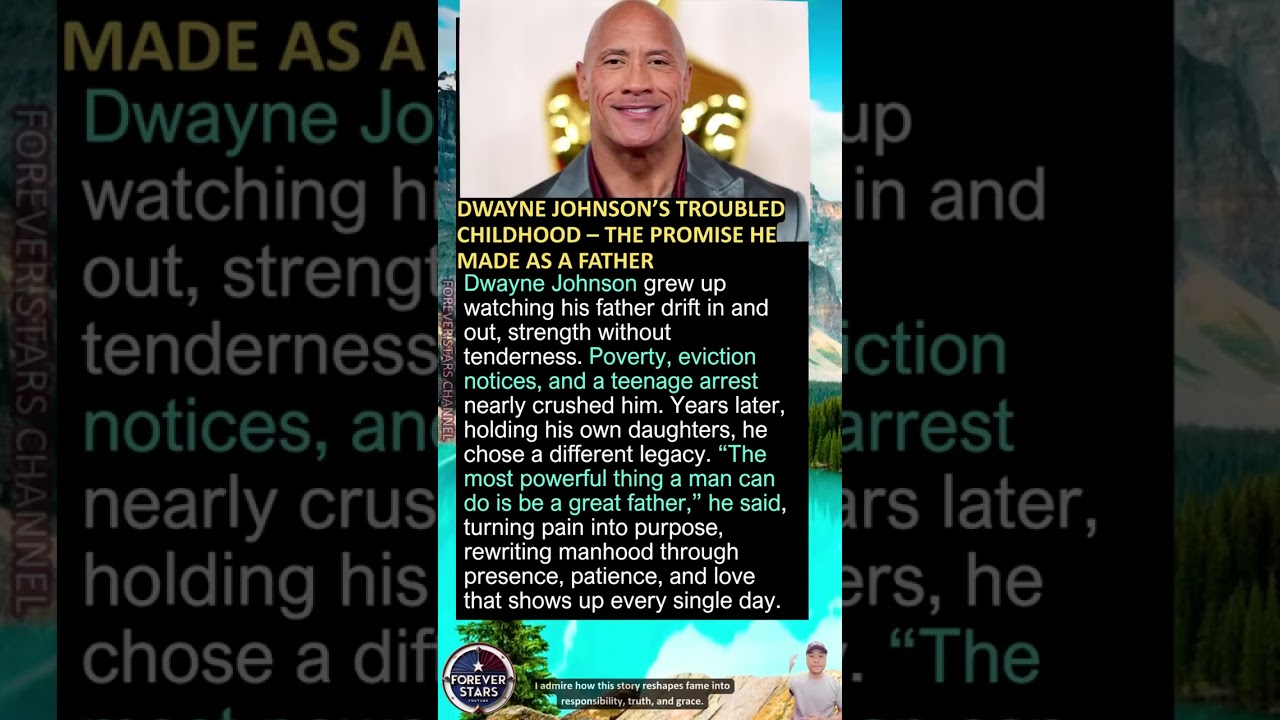 Dwayne Johnson’s Troubled Childhood – The Promise He Made as a Father