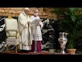 Misa Crismal Papa Francisco Jueves Santo 2021 Basilica de San Pedro El Vaticano