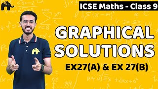 Famous Graphical Solutions Class 9 ICSE Maths | Selina Chapter 27 |  Ex27(A) & Ex 27(B) Net Worth