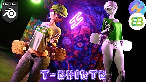 T-Shirts and Sewing (My Preferred Method) | Blender Cloth Simulation