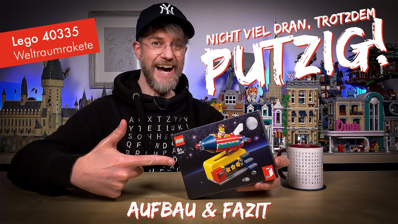 Einfach PUTZIG! 🥰😁 Lego 40335 Weltraumrakete (GWP)